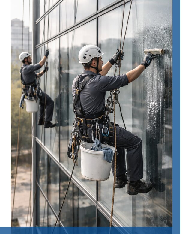 Мойка сплошного остекления в Боре, заказать от 312 р.| ВЫСОТНИК-Бор