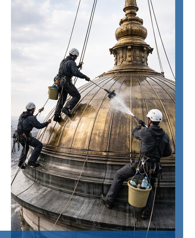 Мойка куполов и шпилей в Боре от 8312 р. - заказать | ВЫСОТНИК-Бор
