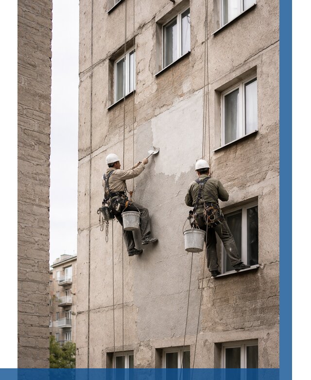 Косметический ремонт фасада в Боре от 1143 р. | ВЫСОТНИК-Бор