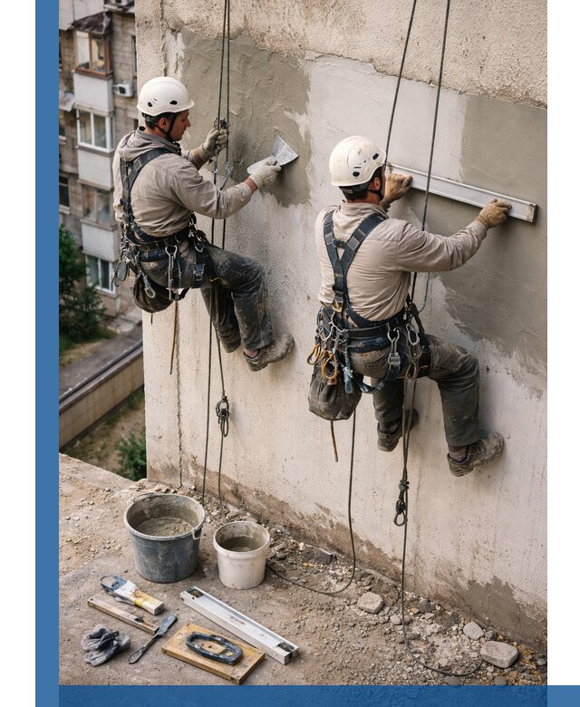 Комплексный ремонт штукатурного фасада с гарантией в Боре