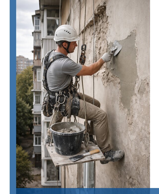 Восстановление фасадной штукатурки в Боре с гарантией качества