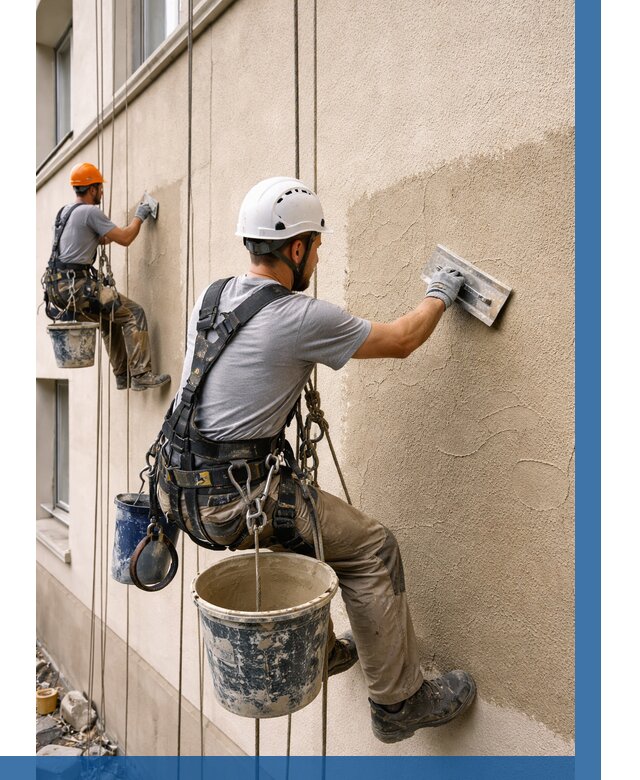 Декоративная штукатурка фасада в Боре от 1247 р. | ВЫСОТНИК-Бор