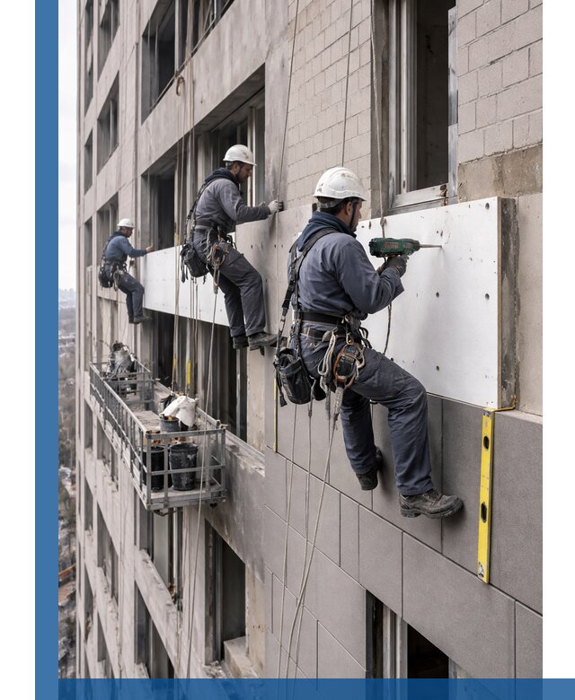 Монтаж фасадных термопанелей высокого качества в Боре