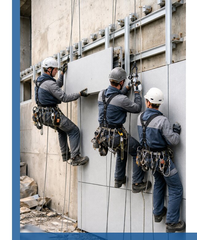 Монтаж вентилируемого фасада в Боре под ключ с гарантией качества