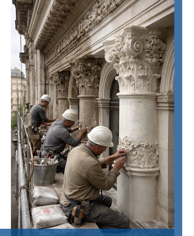 Реставрация фасадной лепнины в Боре от 2598 р. | ВЫСОТНИК-Бор