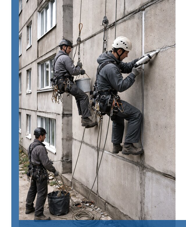 Герметизация межпанельных швов в Боре с гарантией герметичности