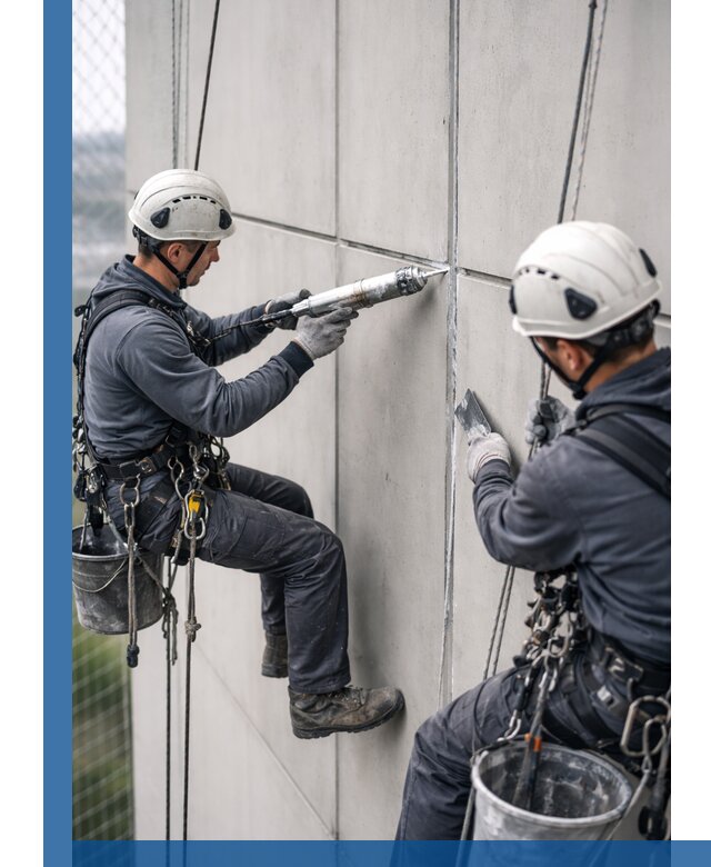 Первичная герметизация швов фасадов и кровель в Боре