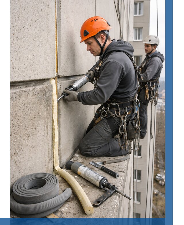 Теплый шов межпанельные швы в Боре от 727 р. | ВЫСОТНИК-Бор