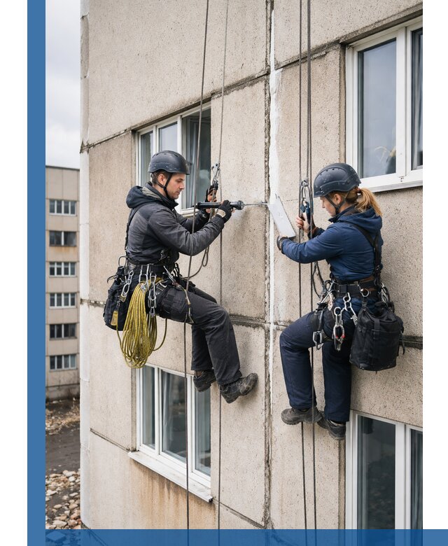 Герметизация межпанельных швов тёплым швом в Боре