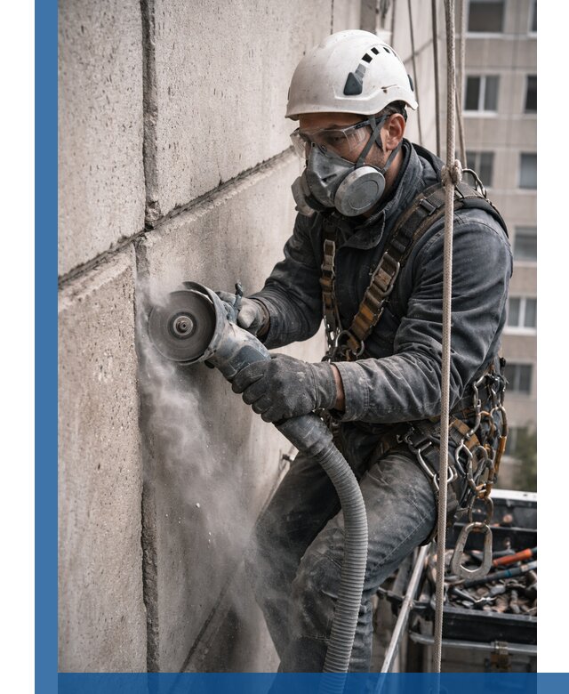 Штробление межпанельных швов в Боре качественно и быстро