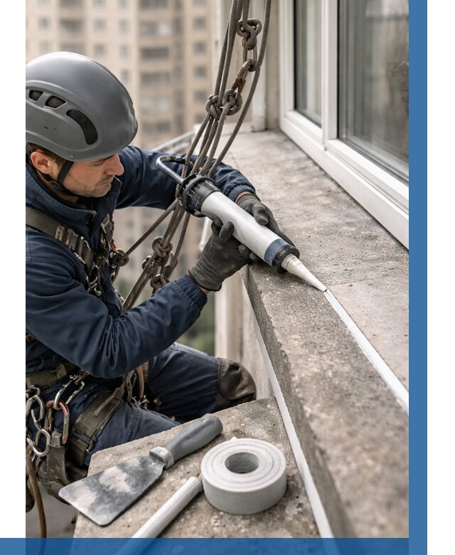 Герметизация балконного козырька в Боре от 4676 р. | ВЫСОТНИК-Бор