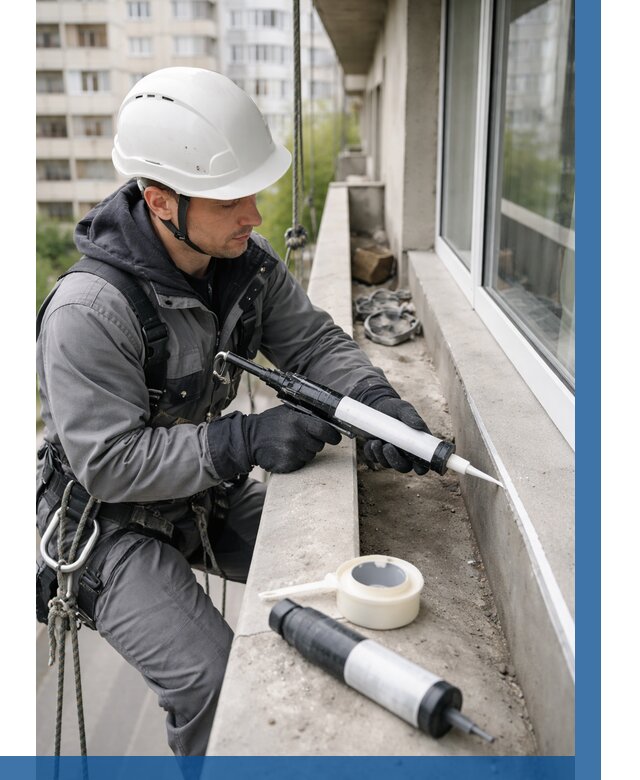 Герметизация швов лоджии в Боре от 4676 р. | ВЫСОТНИК-Бор