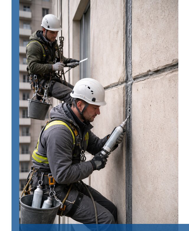 Герметизация деформационных швов фасада в Боре качественно