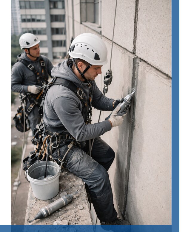 Ремонт деформационных швов здания в Боре от 1039 р. | ВЫСОТНИК-Бор