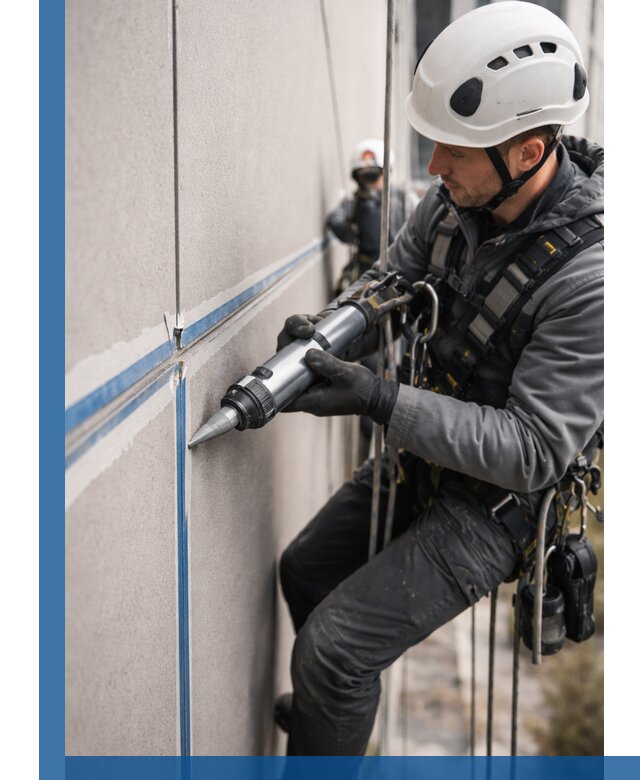 Герметизация стыков фасадных панелей в Боре качественно и быстро