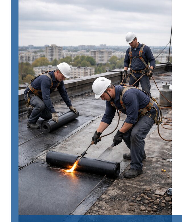 Ремонт наплавляемой кровли в Боре качественно и надежно