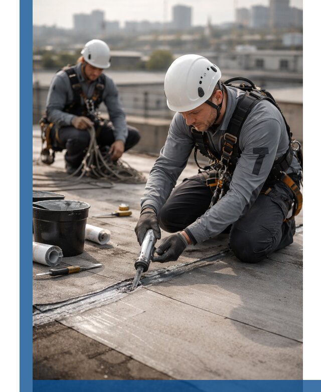 Аварийное и капитальное устранение протечек кровли в Боре