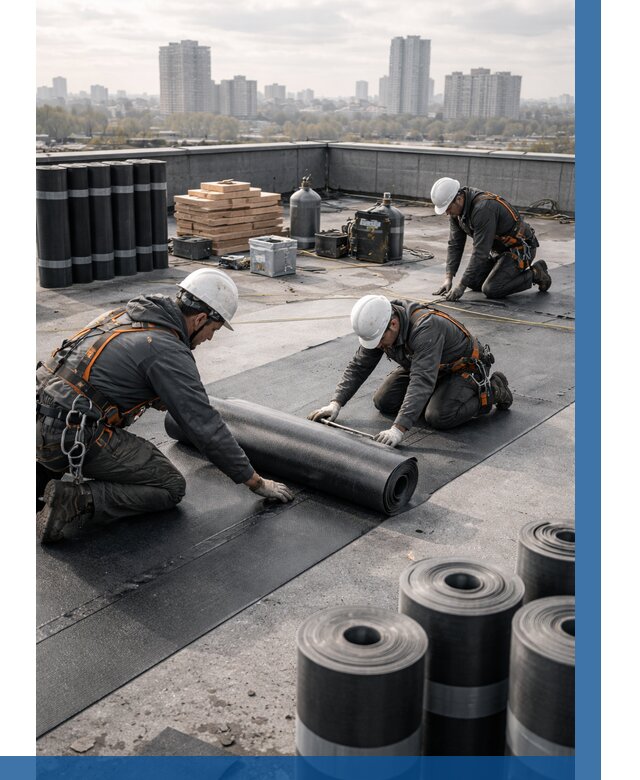 Монтаж мягкой кровли под ключ в Боре от 468 р. | ВЫСОТНИК-Бор