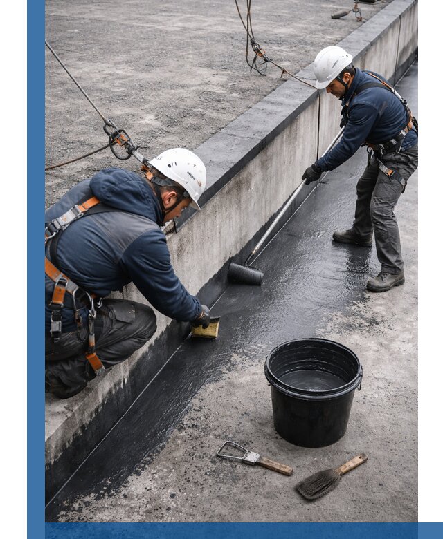 Гидроизоляция кровли жидкой резиной профессионально в Боре