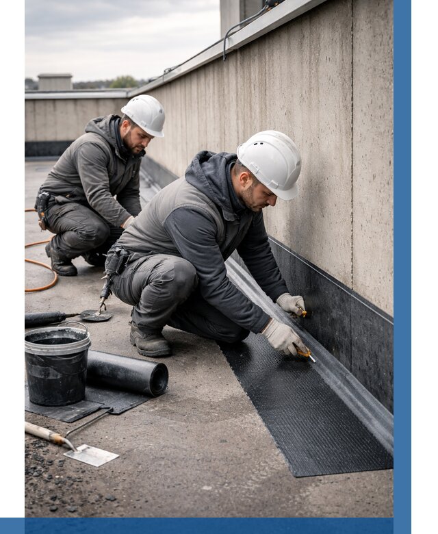 Гидроизоляция примыканий на кровле в Боре от 935 р. | ВЫСОТНИК-Бор