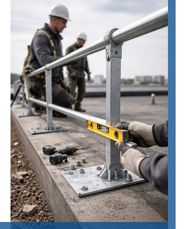 Монтаж кровельного ограждения в Боре от 1247 р. | ВЫСОТНИК-Бор