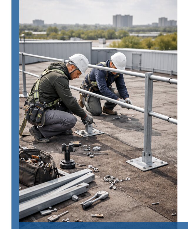 Монтаж кровельного ограждения в Боре под ключ с гарантией