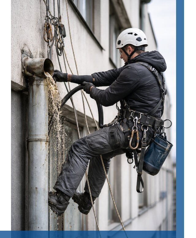 Прочистка водосточных труб в Боре от 3637 р. | ВЫСОТНИК-Бор