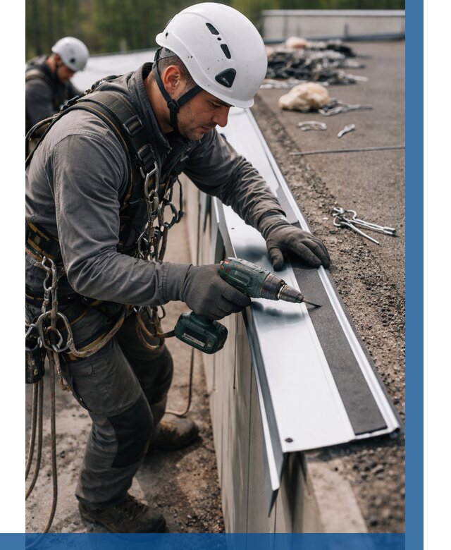 Монтаж капельника на кровле в Боре от 312 р. | ВЫСОТНИК-Бор