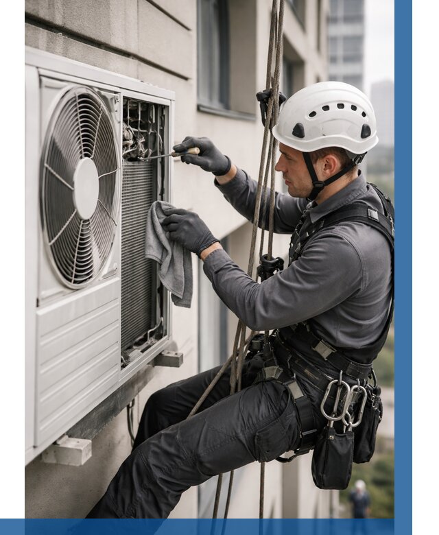 Обслуживание внешнего блока кондиционера в Боре от 2805 р.ВЫСОТНИК-Бор