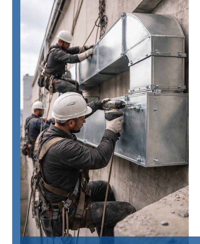 Профессиональный монтаж вентиляционных коробов в Боре под ключ