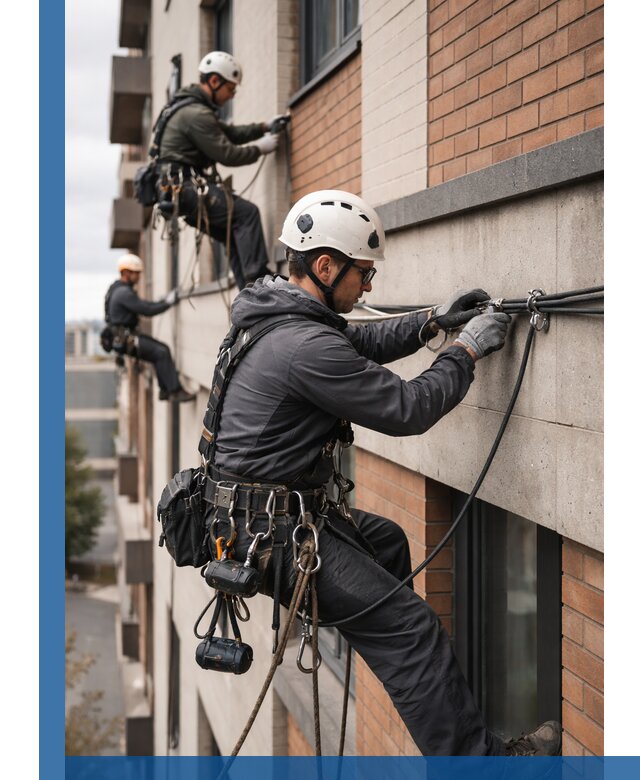 Крепление кабеля на фасаде монтаж и крепеж в Боре