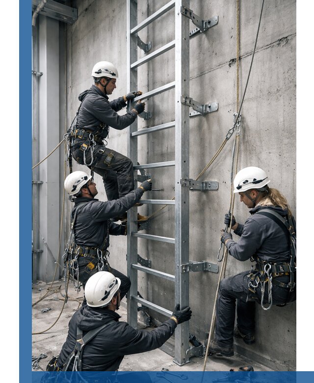 Монтаж металлических лестниц в Боре под ключ со гарантией
