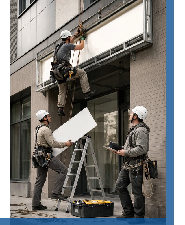 Монтаж светового короба в Боре от 6754 р. | ВЫСОТНИК-Бор