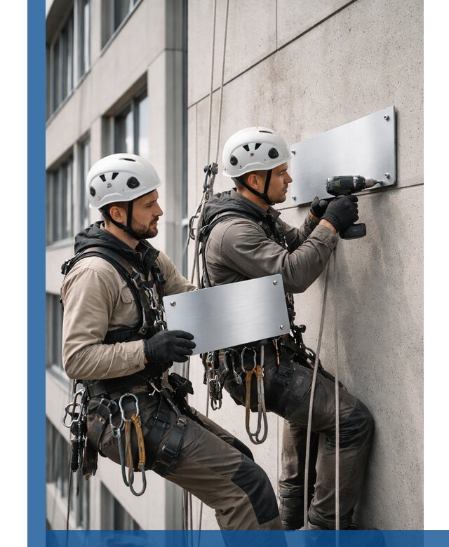 Монтаж табличек и указателей в Боре для зданий и сооружений