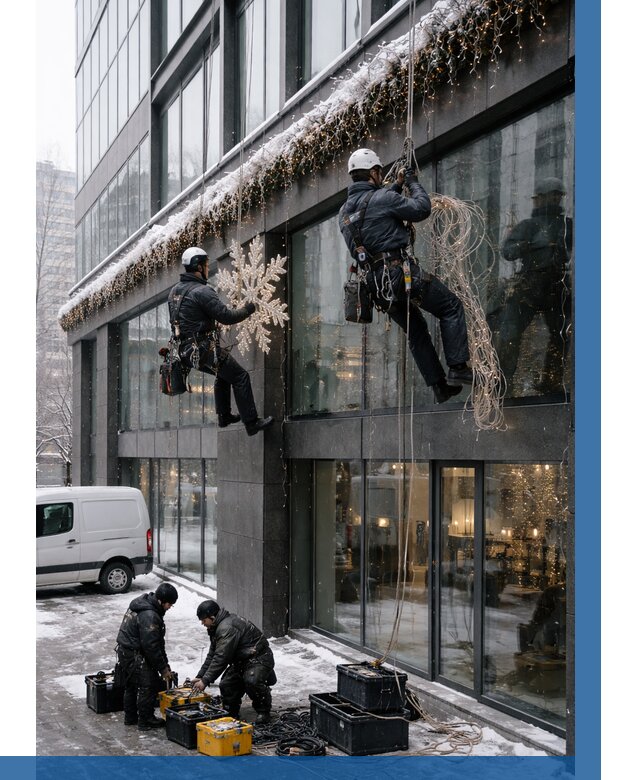 Демонтаж новогоднего оформления в Боре от 5715 р. | ВЫСОТНИК-Бор