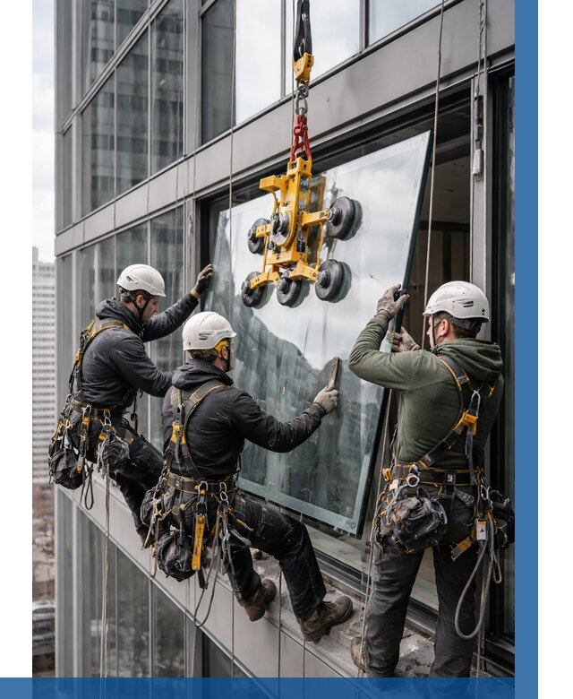 Фасадное остекление зданий под ключ в Боре от 10390 р. | ВЫСОТНИК-Бор