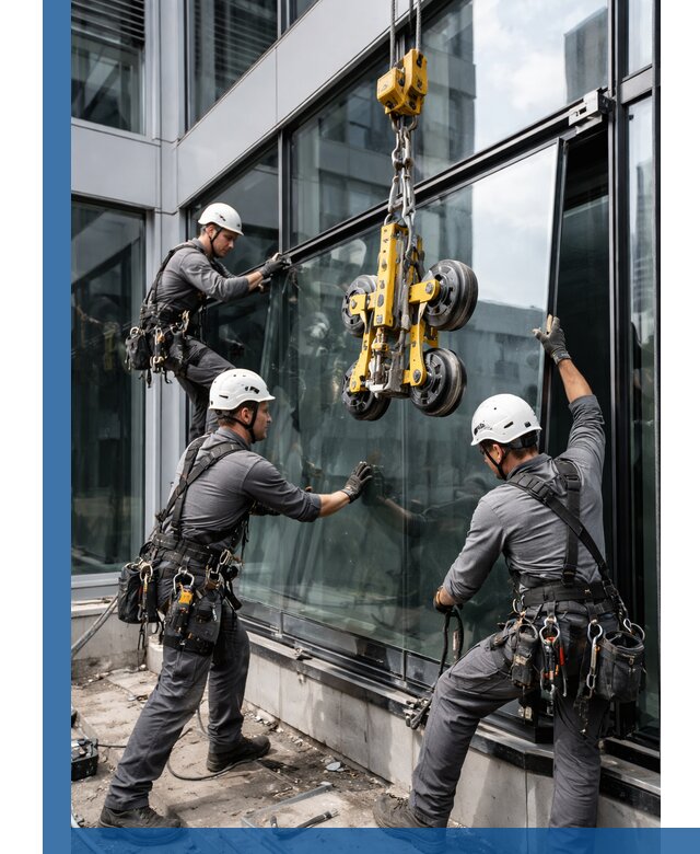 Структурное остекление фасадов в Боре монтаж и обслуживание