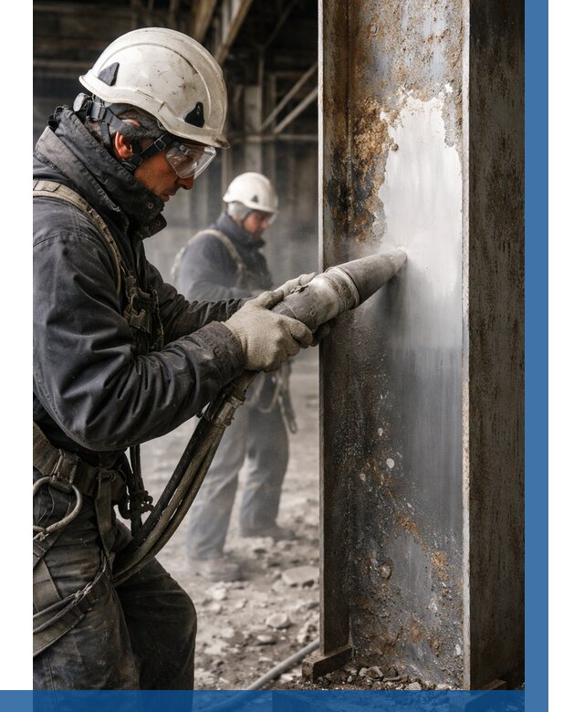 Удаление старой краски с металла в Боре от 468 р. | ВЫСОТНИК-Бор