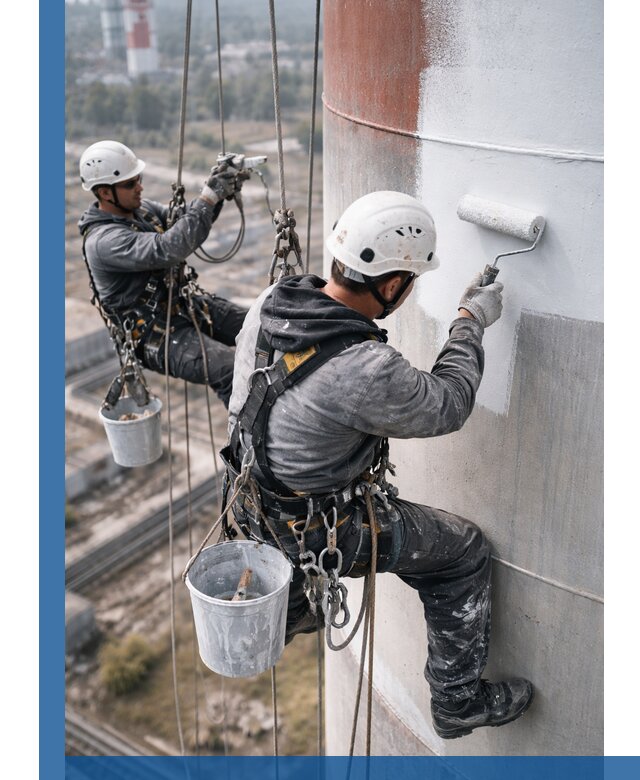 Покраска дымовых труб в Боре: антикоррозийная защита и восстановление