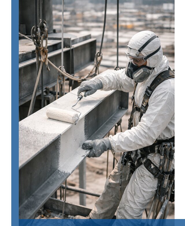 Профессиональная огнезащитная обработка металлоконструкций в Боре