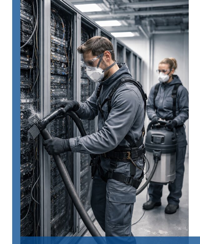 Обеспыливание серверной комнаты в Боре, профессиональная очистка