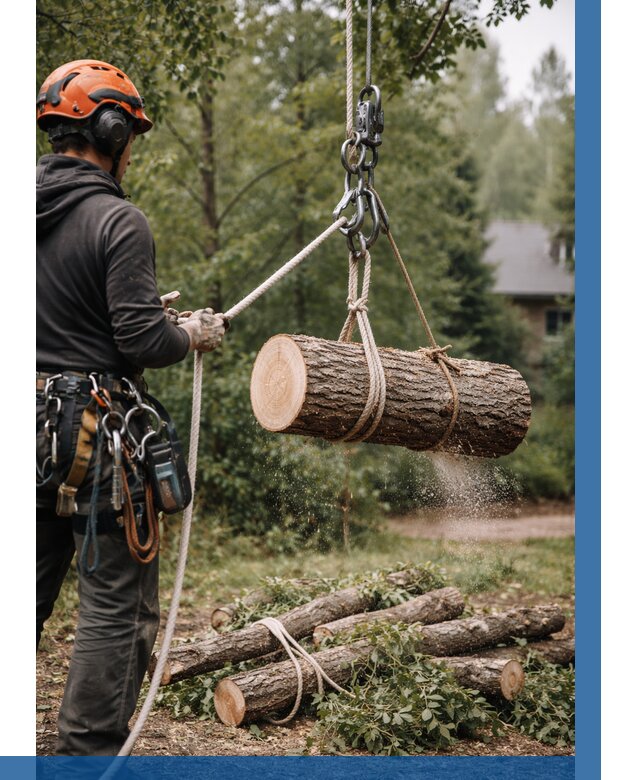 Валка деревьев частями в Боре от 7793 р. | ВЫСОТНИК-Бор