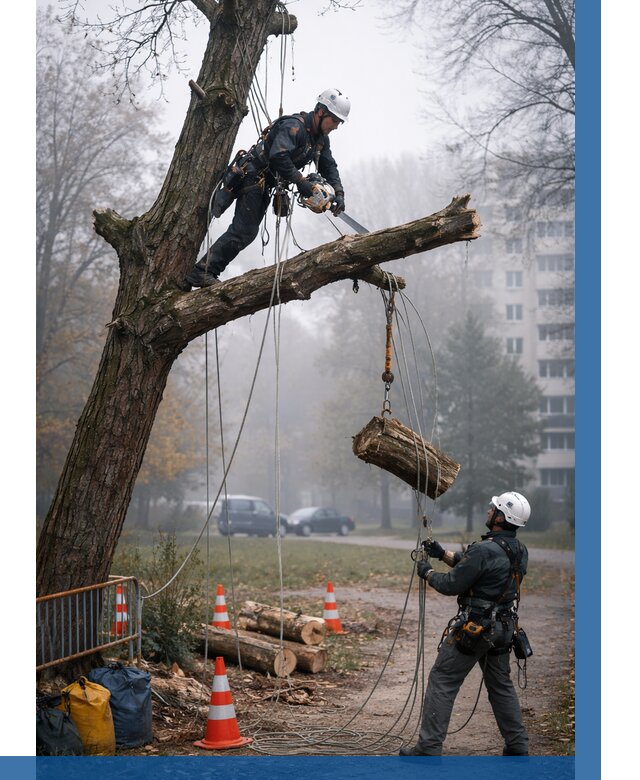 Удаление аварийных деревьев в Боре от 15585 р. | ВЫСОТНИК-Бор
