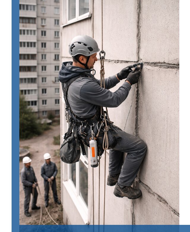 Обследование межпанельных швов и герметизация в Боре