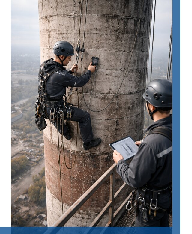 Обследование дымовой трубы в Боре от 8312 р. | ВЫСОТНИК-Бор