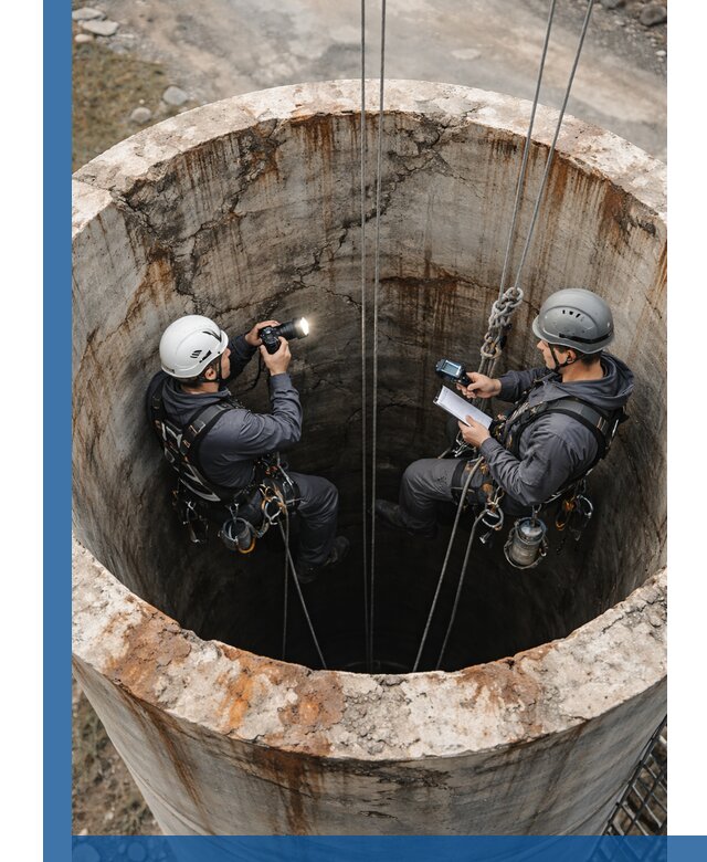 Обследование дымовой трубы: диагностика и оценка состояния в Боре
