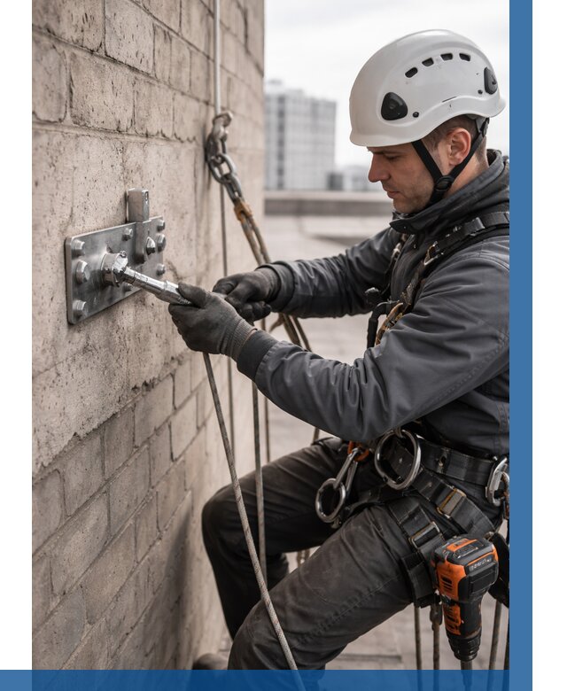 Установка анкерных точек в Боре от 3637 р. | ВЫСОТНИК-Бор